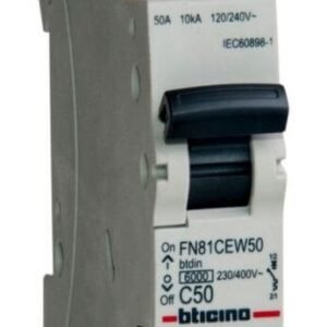 INTERRUPTOR AUTOMÁTICO MONOPOLAR BTICINO 6A 6KA  BTICINO