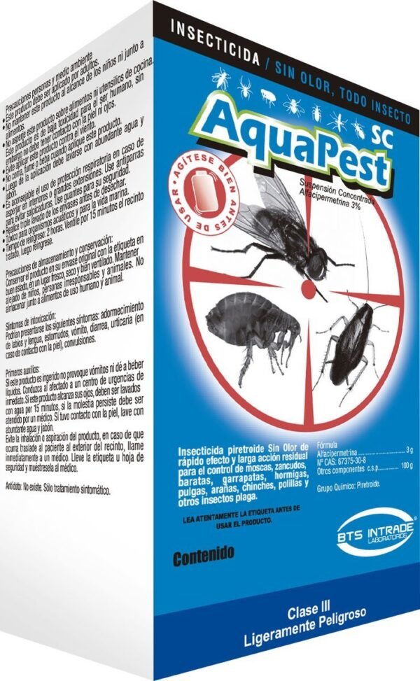 INSECTICIDA AQUAPEST INTERIOR/EXTERIOR SIN OLOR 100cc