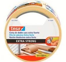 CINTA DOBLE CONTACTO EXTRA FUERTE TESA 5MX50MM