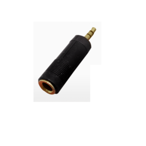 CONVERTIDOR ADAPTADOR COPLA AUDIO STEREO PHONE 1/4-1/8. 6.35MM-H 3.5MM-M