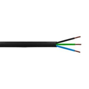 CORDON CABLE ELECTRICO NEGRO 3X2,5MM RV-K 13-18AMP 3X2.5MM. 1 METRO