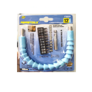 JUEGO DE EXTENSION FLEXIBLE DESTORNILLADOR P/TALADRO - SET 12 PCS