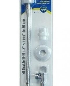 KIT LLAVE ANGULAR + FLEXIBLE 30 CMS HIHI 1/2'' x 15/16'' HOFFENS