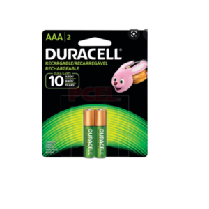 PILA RECARGABLE AA. DURACELL. 2 UNIDADES