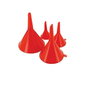 JUEGO DE EMBUDOS PLASTICOS. SET DE 4 PIEZAS