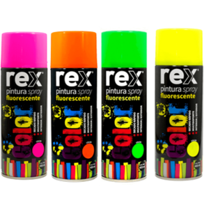 PINTURA SPRAY FLUORESCENTE, AMARILLO REX 400ML