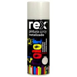 PINTURA SPRAY METALIZADO, PLATA REX. 400ML
