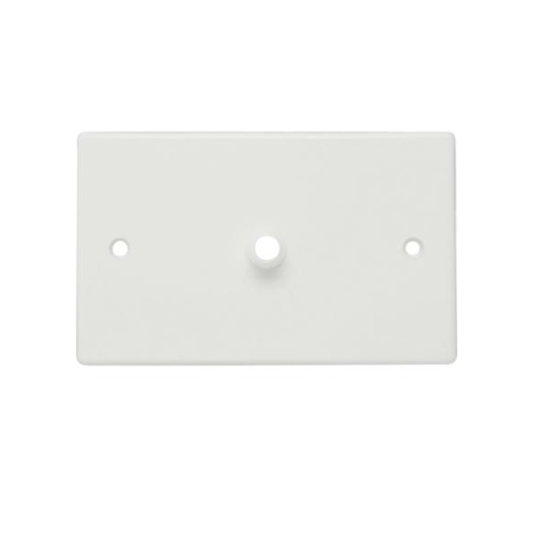 TAPA CIEGA PLASTICA CON SALIDA. 65MM