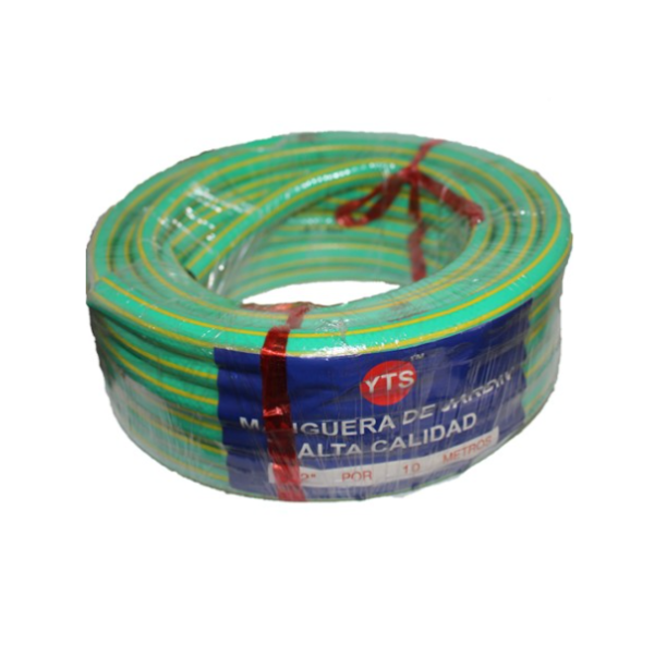 MANGUERA PARA AGUA 1/2" X 10 MTS. ALTA CALIDAD PARA JARDÍN