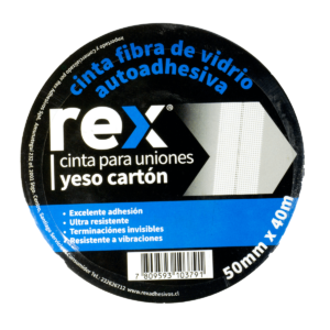 CINTA PARA JUNTAS REX 50MM X 40MTS