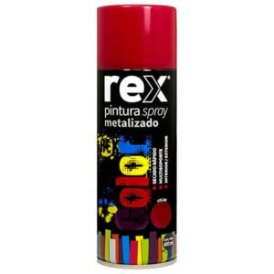 PINTURA SPRAY METALIZADO, ROJO REX 400ML