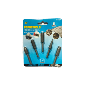 SET BROCA LIMA P/METAL 5PCS
