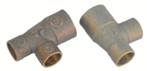 TEE DE BRONCE SO 3/4´´ X 1/2´´ X 1/2´´
