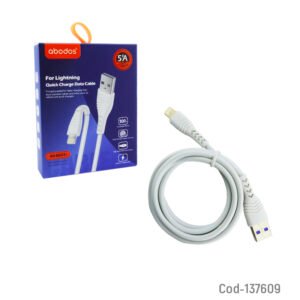 CABLE P/IPHONE USB A LIGHTNING, DATOS Y CARGA, 1 METRO, 6A