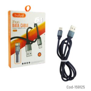 CABLE USB A TIPO C BULUD FAST CHARG 6AMP