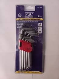 JUEGO LLAVES TORX 9 PIEZAS F3C