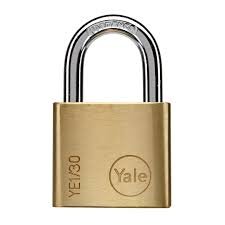 CANDADO BRONCE ENDURECIDO 30MM YALE