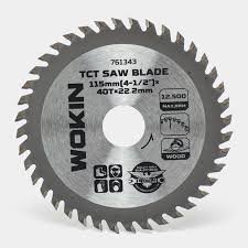 DISCO DE SIERRA P/MADERA 115M (4 1/2") 40T 22.2MM WOKIN