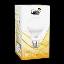 AMPOLLETA LED 7W/60W LUZ CALIDA E27. LEDBY MACROTEL