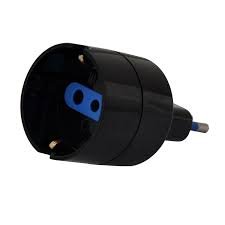 ADAPTADOR ENCHUFE SCHUKO 2P+T 10A 2200W NEGRO MACROTEL