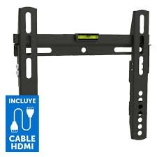 SOPORTE DE TV LCD/LED FIJO ECONOMICO 23-42" + CABLE HDMI MACROTEL