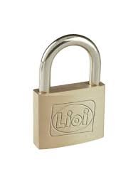 CANDADO 25MM BRONCE PULIDO. LIOI