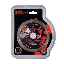 DISCO DIAMANTADO PARA CORTE CERÁMICA 4 1/2" (115MM) HEMIC