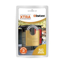 CANDADO OISTER XTRA BRONCEADO 50MM BLISTER