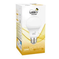 AMPOLLETA LED 15W/120W LUZ CALIDA E27. LEDBY MACROTEL